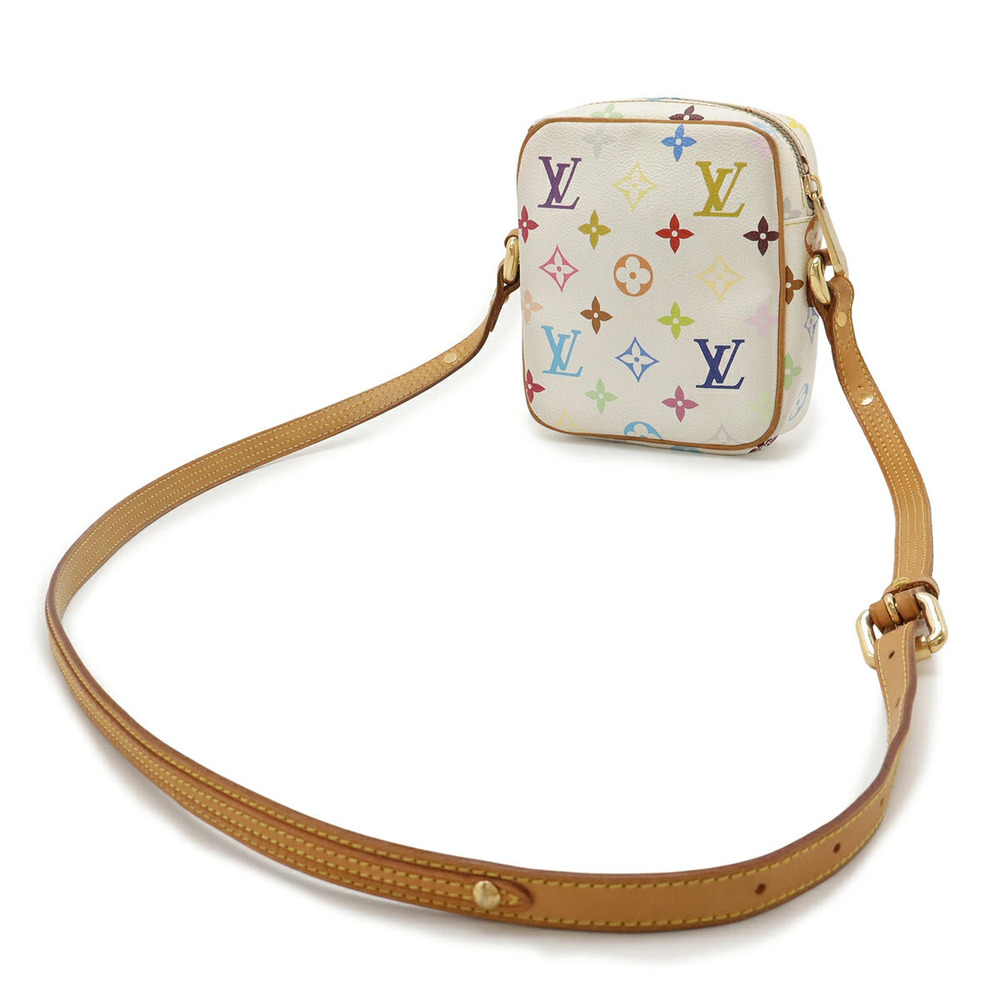 Louis Vuitton Multicolor Bag Pochette Monogram White Crossbody Shoulder Lift